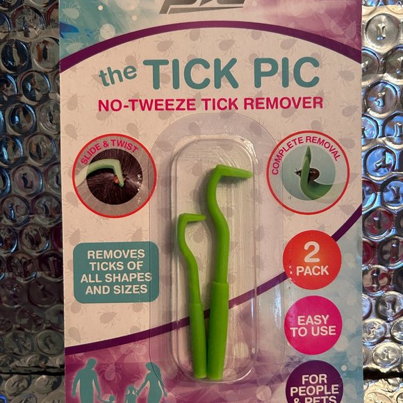 PIC TICK PICK Remover Dogs People Kids Outdoors Camping Lyme Twist NEW!! - Picture 2 of 4